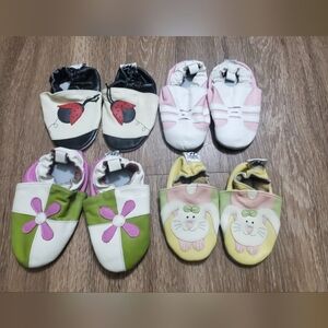 New without tags Bambino Real Leather Baby Shoes 18-24 Months